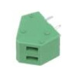 Svorkovnice do plošného spoje úhlové 45° 5mm póly: 2 na PCB
