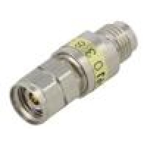 Atenuátor 2,4mm-AT vidlice,2,4mm-AT zásuvka Izolace: PTFE 50Ω