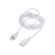 Kabel 3x0,75mm2 IEC C13 zásuvka,NEMA 5-15 (B) vidlice PVC 1m