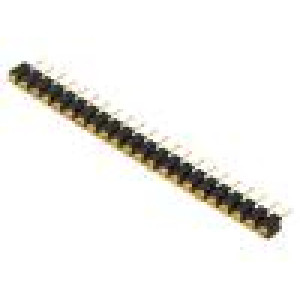 Zásuvka kolíkové zásuvka PIN: 22 přímý 2,54mm THT 1x22 60V