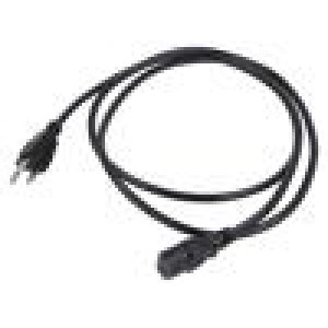Kabel 3x0,75mm2 IEC C13 zásuvka,NEMA 5-15 (B) vidlice PVC