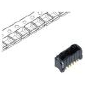 Zásuvka kabel-pl.spoj vidlice DF51K 2mm PIN: 6 SMT na PCB