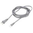 Kabel 2x0,75mm2 IEC C7 zásuvka,JIS 8303 vidlice PVC 1,8m