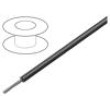 Vodič SiF 1x0,5mm2 lanko Cu silikon černá -60÷180°C 100m