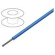 Vodič SiF 1x2,5mm2 lanko Cu silikon modrá -60÷180°C 100m
