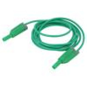 PJP2717-IEC-200V Měřicí šňůra 36A banánek 4 mm,z obou stran Ujmen: 1kV Dél: 2m