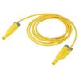 PJP2717-IEC-200J Měřicí šňůra 36A banánek 4 mm,z obou stran Ujmen: 1kV Dél: 2m