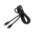 Kabel USB 2.0 USB C vidlice,z obou stran 1,5m černá PVC 60W