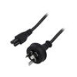 Cable 3x0.75mm2 IEC C13 female,SP-18P PVC 1.8m black 2.5A