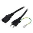 Kabel 3x0,75mm2 AS/NZS 3112 (I) zástrčka,IEC C5 zásuvka PVC