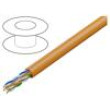 Vodič U/UTP 4x2x23AWG drát CCA PVC oranžová 305m Økab: 5,6mm