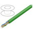 Vodič U/UTP 4x2x24AWG drát CCA PVC zelená 305m Økab: 5,2mm