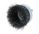 Cup brush 50mm Mounting: rod 6mm