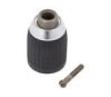 Rukojeť pro vrtání 1,5÷13mm L: 72,4mm kov,plast jedno pouzdro
