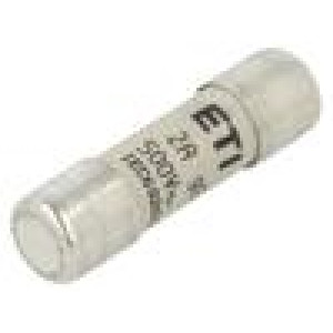 Pojistka: tavná gG 2A 500VAC kulatý 10,3x38mm