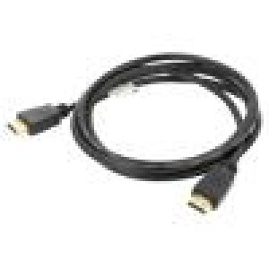 Kabel HDMI 1.4 HDMI vidlice,z obou stran PVC 1,8m černá