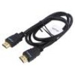 Kabel HDMI 1.4 HDMI vidlice,z obou stran PVC 1m černá 30AWG