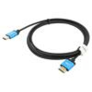 Kabel HDMI 2.0,slim HDMI vidlice,z obou stran PVC Dél: 1,8m