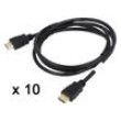 Kabel HDMI 1.4 HDMI vidlice,z obou stran PVC 1,8m černá