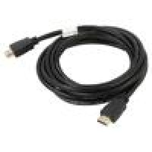 Kabel HDMI 1.4 HDMI vidlice,z obou stran PVC 3m černá 30AWG