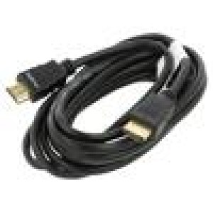 Kabel HDMI 1.4 HDMI vidlice,z obou stran PVC 3m černá 30AWG