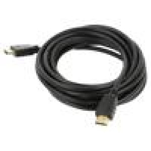 Kabel HDMI 1.4 HDMI vidlice,z obou stran PVC 5m černá 30AWG