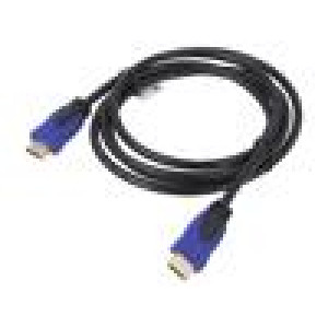 Kabel HDMI 2.0 HDMI vidlice,z obou stran PVC 1,8m černá