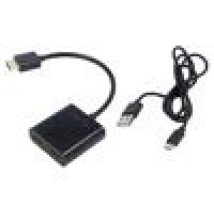 Rozbočovač HDCP 2.2,HDMI 2.0 černá Vst: zástrčka HDMI