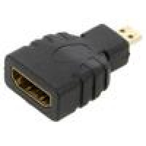Adaptér HDMI 1.4 HDMI zásuvka,micro HDMI zástrčka černá