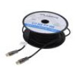 Kabel HDMI 2.1 HDMI vidlice,z obou stran PVC Dél: 20m černá