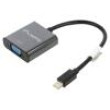 Adapter DisplayPort 1.2 DisplayPort mini plug,VGA female