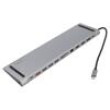 Hub USB DisplayPort 1.0,HDMI 2.0,USB 3.2 hliníkový 0,15m