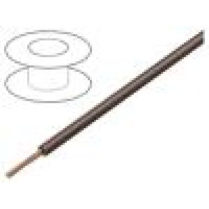 Vodič BETAtherm® 155 1x1,5mm2 lanko Cu hnědá -35÷120°C 600V