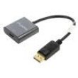 Adaptér DisplayPort 1.2,HDMI 1.2 0,1m černá Mat.těl: ABS