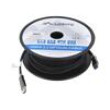 Kabel HDMI 2.1 HDMI vidlice,z obou stran PVC Dél: 30m černá