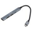 Hub USB USB A zásuvka x3,USB C zásuvka,USB C vidlice PnP