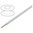 Vodič SiF 1x4mm2 lanko Cu silikon bílá -50÷180°C 300V,500V