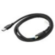 Kabel USB 3.0 USB A vidlice,z obou stran niklovaný 1,8m PVC