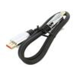 Kabel HDMI 2.1 HDMI vidlice,z obou stran guma 0,5m černá