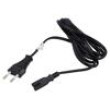 Kabel CEE 7/16 (C) vidlice,IEC C7 zásuvka PVC Dél: 1,8m černá