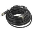 Kabel D-Sub 15 pin vidlice,z obou stran černá 15m černá