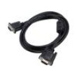 Kabel D-Sub 15 pin vidlice,z obou stran černá 1,8m černá