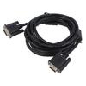 Kabel D-Sub 15 pin vidlice,z obou stran černá 3m černá