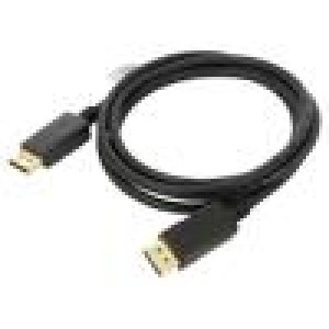 Kabel DisplayPort 1.2 DisplayPort vidlice,z obou stran 1,8m