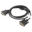 Kabel single link DVI-D (18+1) vidlice,z obou stran 1,8m