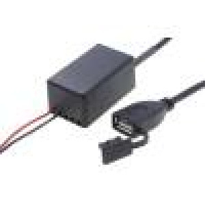 Automobilový napájecí zdroj USB A zásuvka 12V 5V/1x2,1A