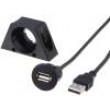 Prodlužovací kabel USB A zásuvka 2m