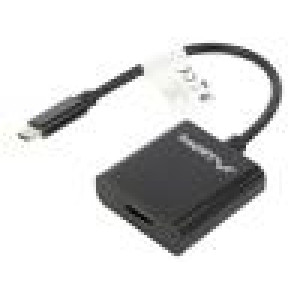 Adaptér USB 3.1 HDMI zásuvka,USB C vidlice niklovaný 0,15m