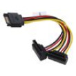 Cable: SATA SATA plug,SATA plug angled x2 0.15m