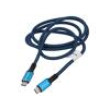 Kabel USB 4.0 USB C vidlice,z obou stran zlacený 1,2m 100W